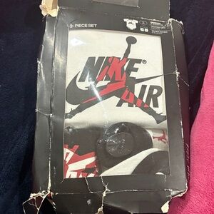 Nike Air Red and Black 3-Piece Set